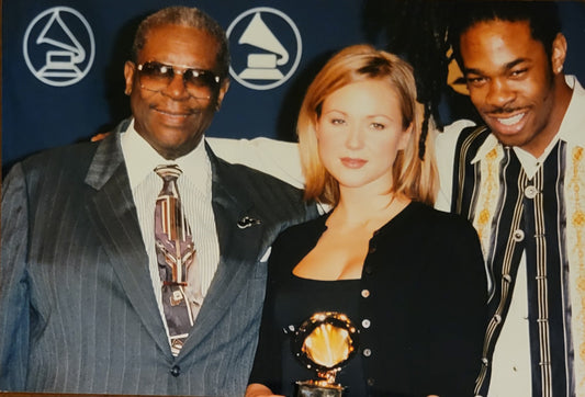 1997 Grammy nominees, BB King, Jewel, and Busta Rhymes.