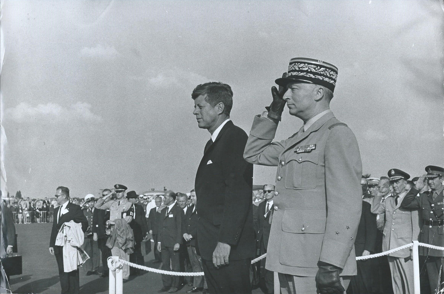 Type 1 Photo, President John F Kenedy Arrival in Berlin. 1963.