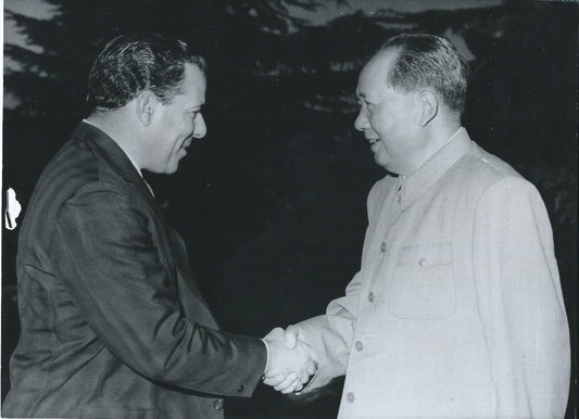 Mao Zedong Meets with Brazilian Vice President Goulart. 1961.